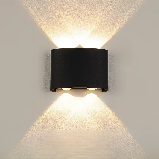 Modern LED Wall Sconce - Adjustable Wattage Options