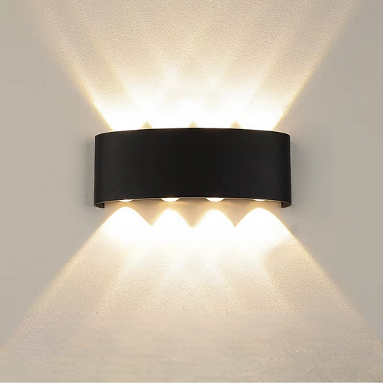 Modern LED Wall Sconce - Adjustable Wattage Options