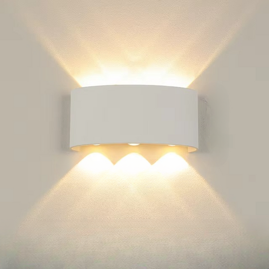 Modern LED Wall Sconce - Adjustable Wattage Options