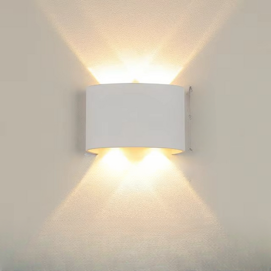 Modern LED Wall Sconce - Adjustable Wattage Options