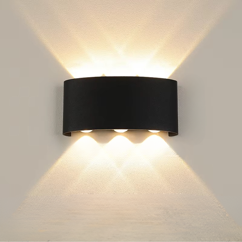 Modern LED Wall Sconce - Adjustable Wattage Options