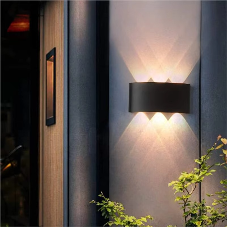 Modern LED Wall Sconce with 4W, 6W, and 8W Options