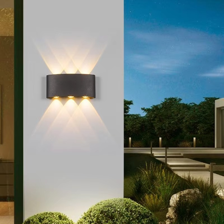Modern LED Wall Sconce with 4W, 6W, and 8W Options