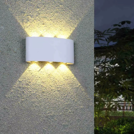 Modern LED Wall Sconce with 4W, 6W, and 8W Options