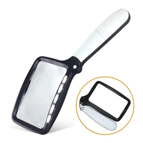 Reading Magnifier - LED Light - Portable Design