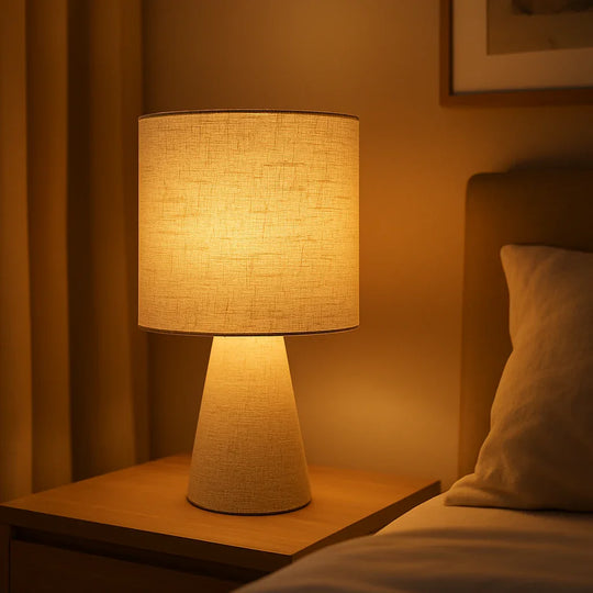 The Terra Linen Lamp - Solvike